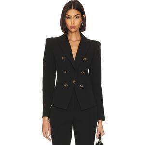 Veronica Beard Zuna Dickey Jacket Blazer in Black Size 10 Medium